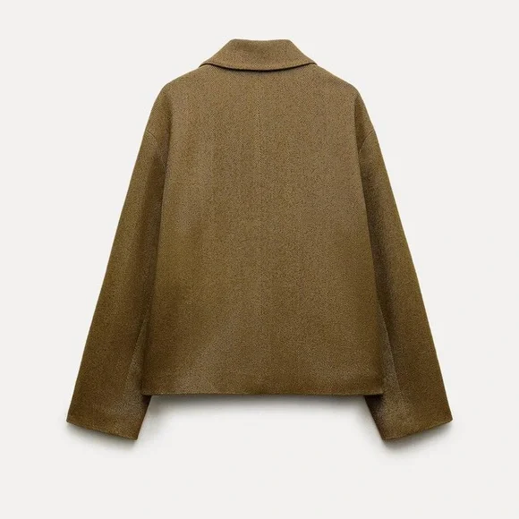 NWT Zara herringbone jacket - Picture 9 of 13